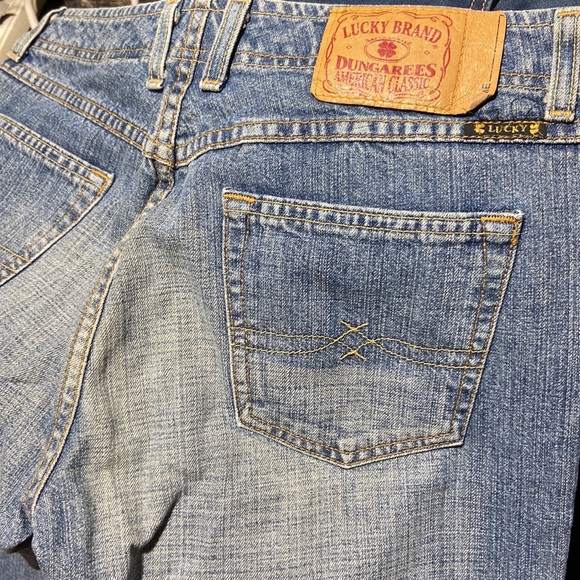 Lucky Brand Dungaree Jeans Size 6/28 Inseam 32 L. - Picture 5 of 7